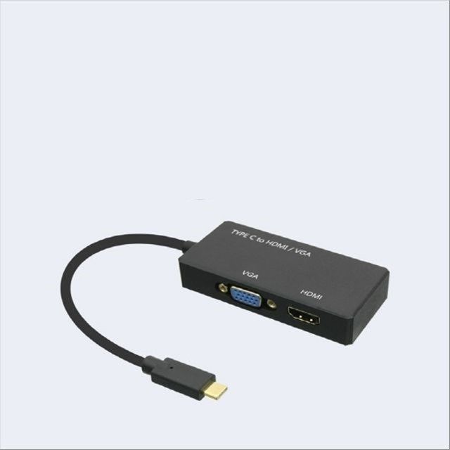 USB 3.1 TypeCtoHDMI VGA 변환 컨버터 2개 동 DM487