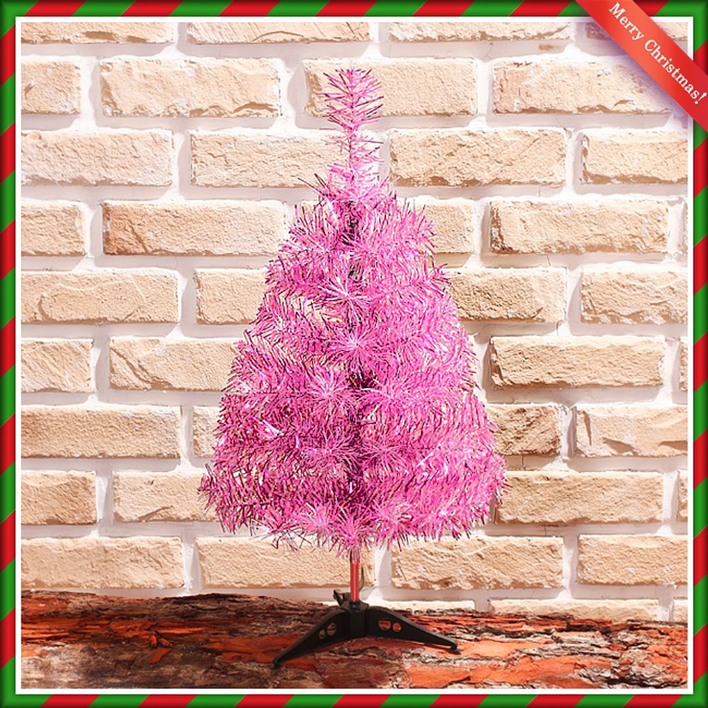 아이티알,NU 60cm 핑크 반짝이 트리스마스 트리 성탄트리