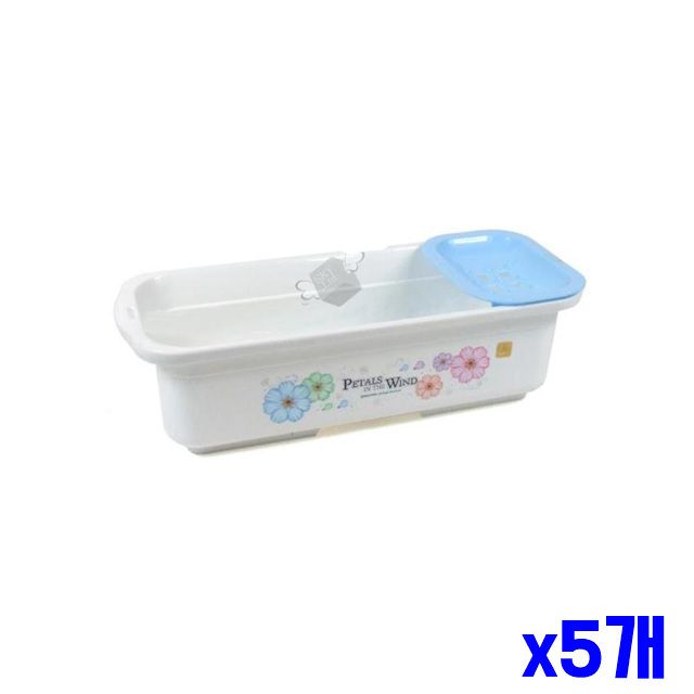 화이트 x5개 샴푸거치대 샴푸보관통 물빠짐 샴푸통