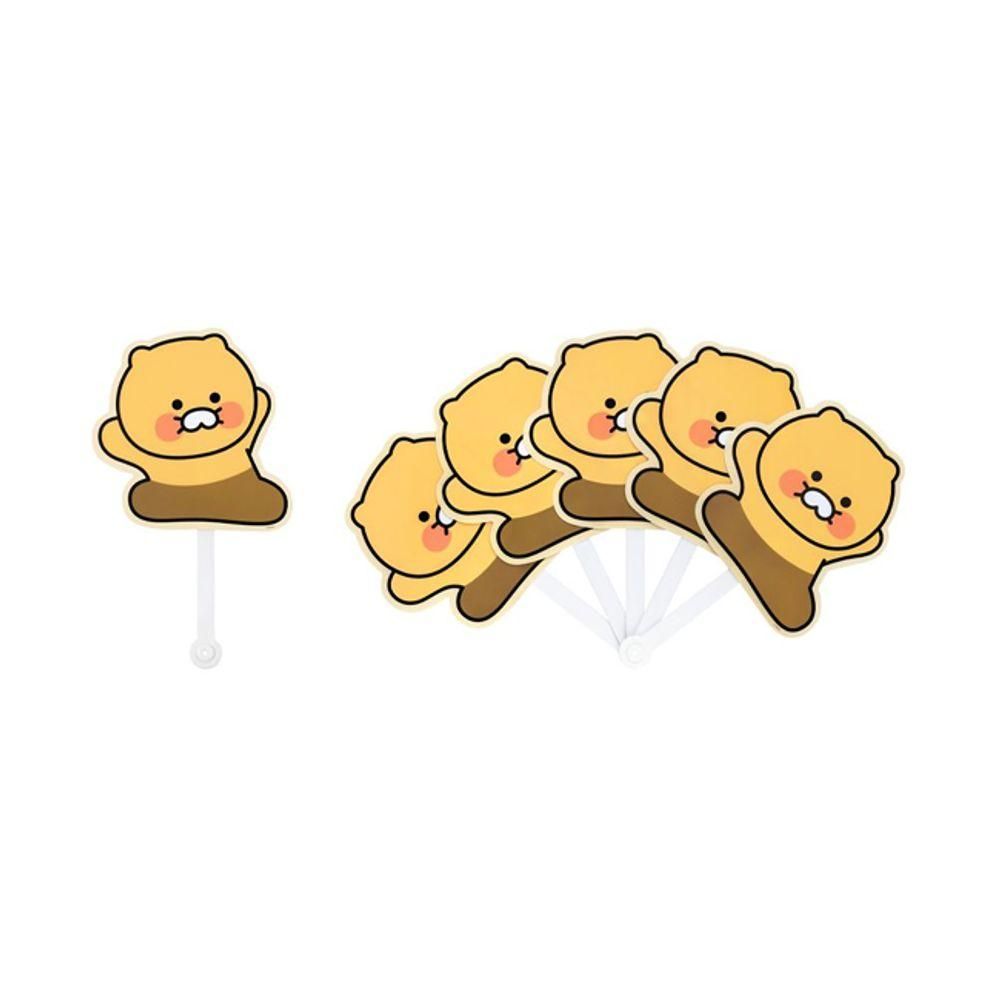 춘식이 접이식 부채 4P 여름 휴대용 손부채
