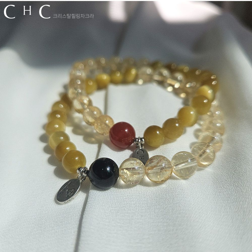 CHC 특AAA 호안석팔찌 천연석 재물운 금전운팔찌