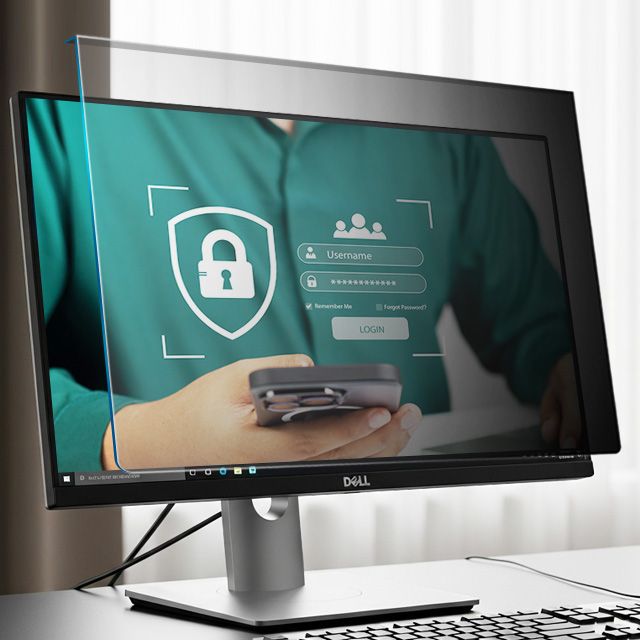 모니터보호필름 24 컴퓨터화면보호기 걸이형커버 보안 시력