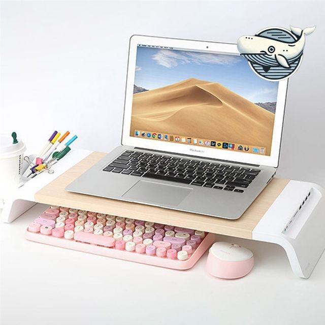 USB 포트 기능성 모니터 받침대 다용도