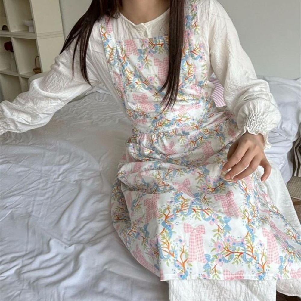 어린이집 키치한 기본 프릴 발레 리본 카페 집들이 모