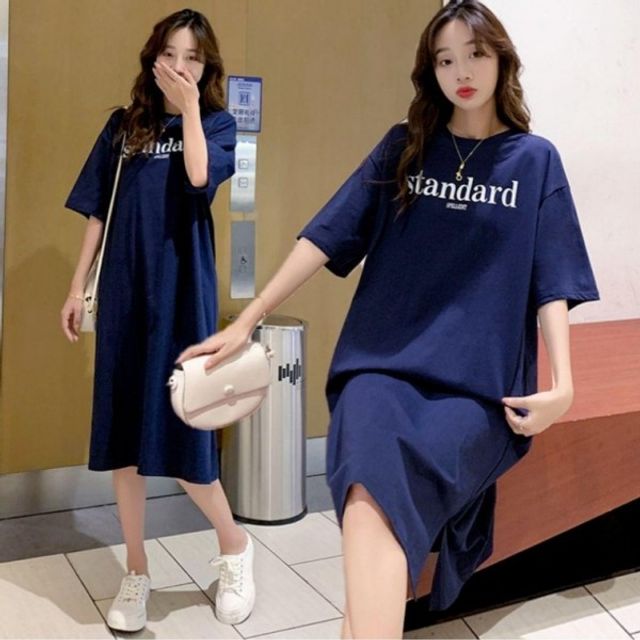 데일리 캐주얼 일자핏 기본 슬릿 데이 여름 롱원피스