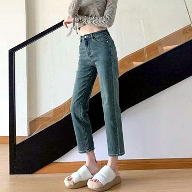 데님 팬츠 URS981694 잠뱅이여성청바지 여자와이드청