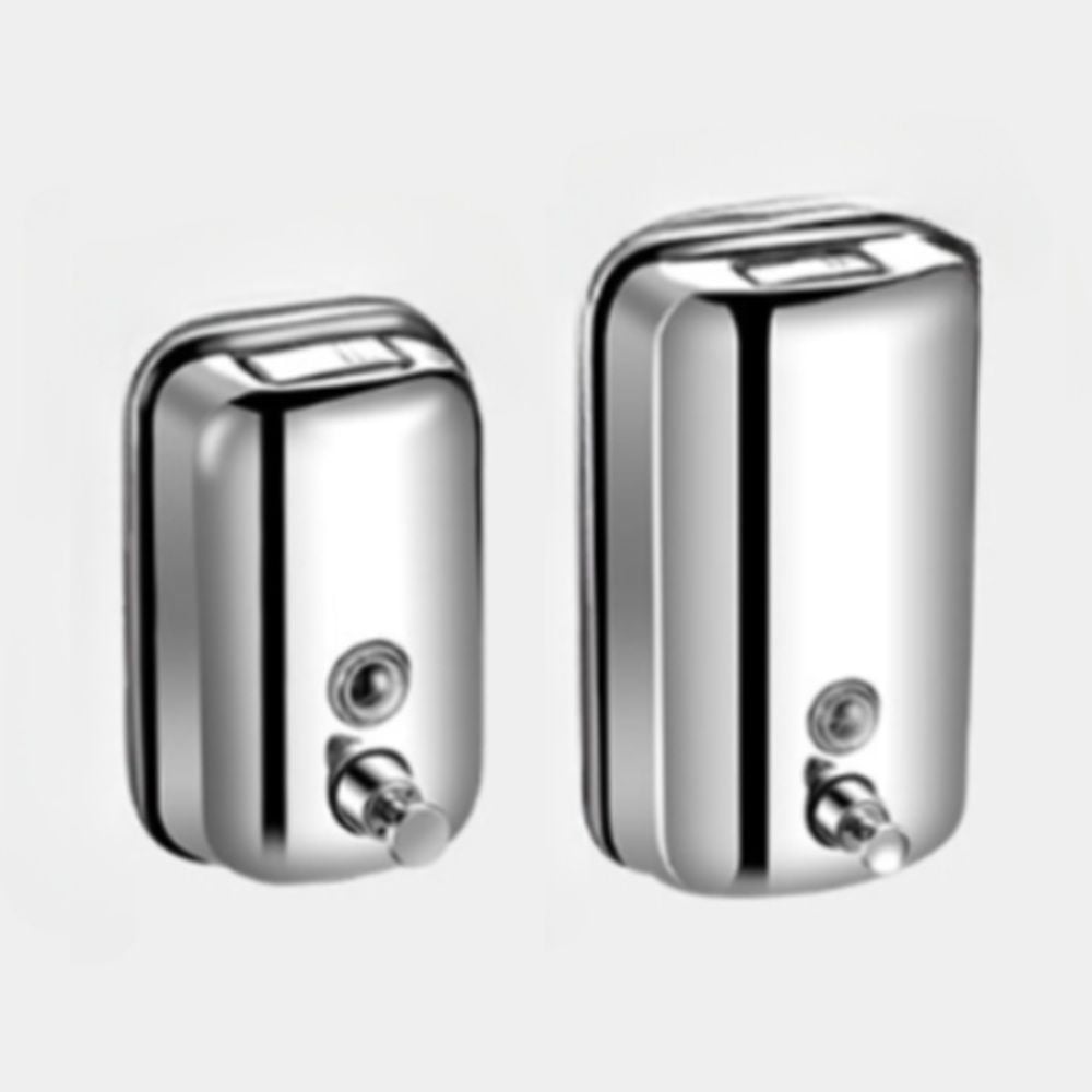 욕실 벽걸이 스텐 물비누 케이스 디스펜서 핸드워시 샴푸통 500ml 1000ml