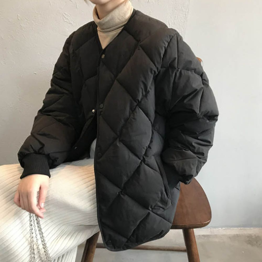 패션 트렌디 퀼팅 좋은 효과 아우터 실용적인