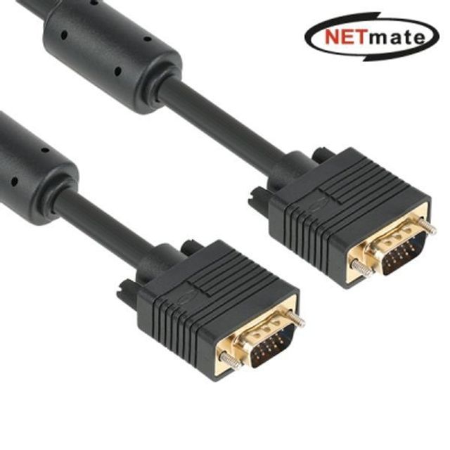 NETmate RGB 3-9 모니터 케이블 15m 컴퓨터 케이블