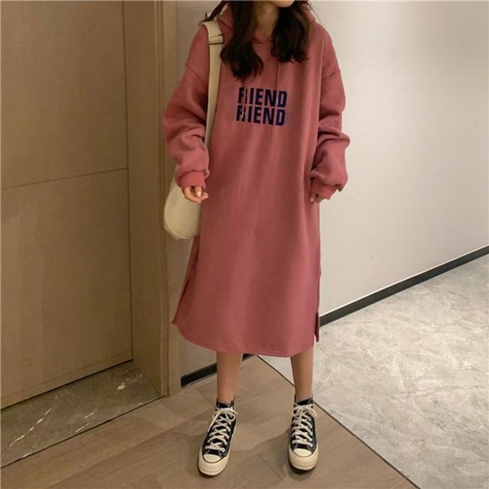 기모후드 롱원피스 BJHN0