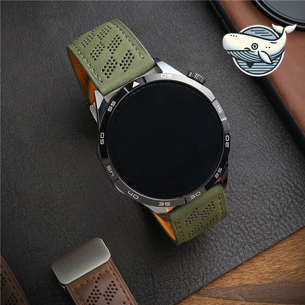 45mm 고급스러운 가죽 스트랩 마그네틱 버클