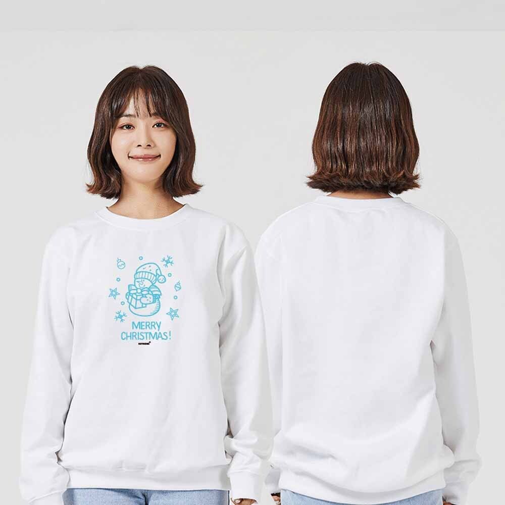 내꺼 크리스마스 성탄절 눈사람 맨투맨 후드티 AEG