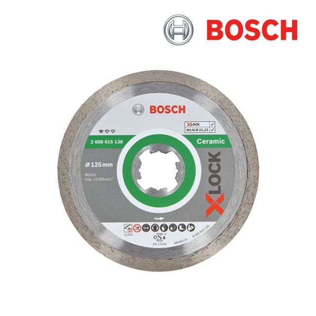 보쉬 X-Lock 5IN 타일용 다이아몬드 컷팅 디스크