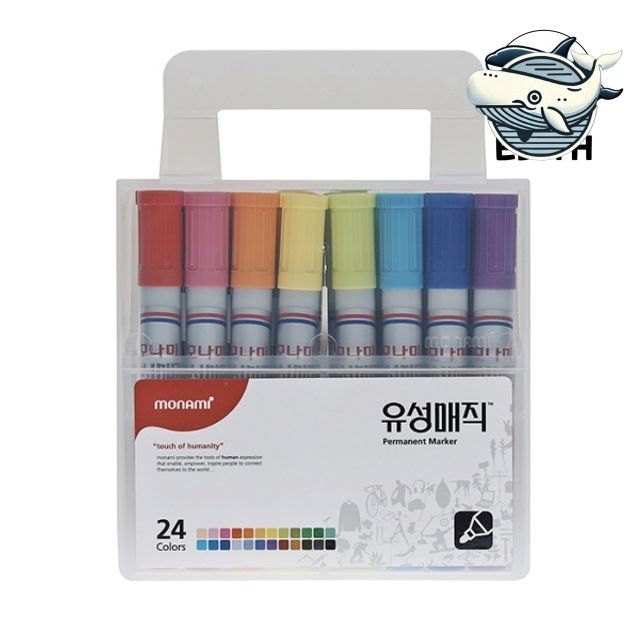 예술 크레용 유성 마커 다채로운 색상 둥근 팁