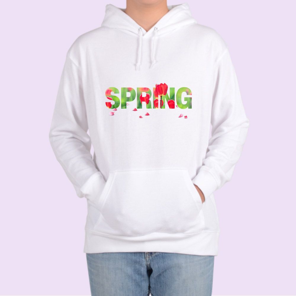 후드티 프린팅티셔츠 봄을 생각 SPRING