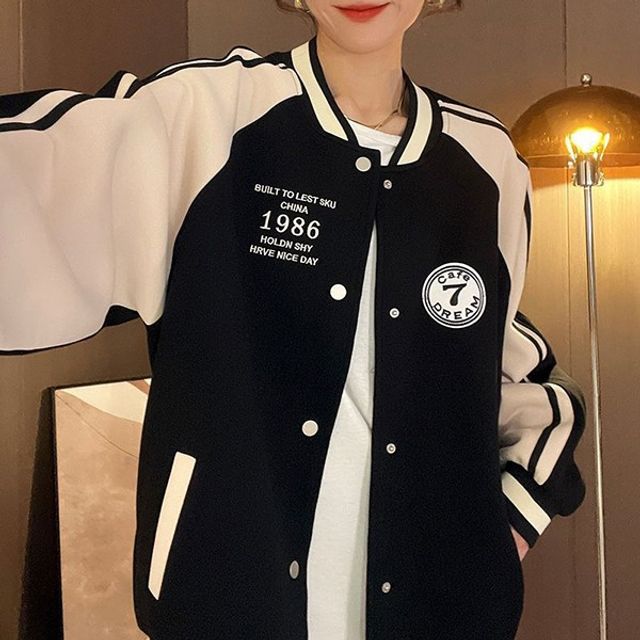 야구점퍼 아우터 블루종 여성 1컬러 여자 캐주