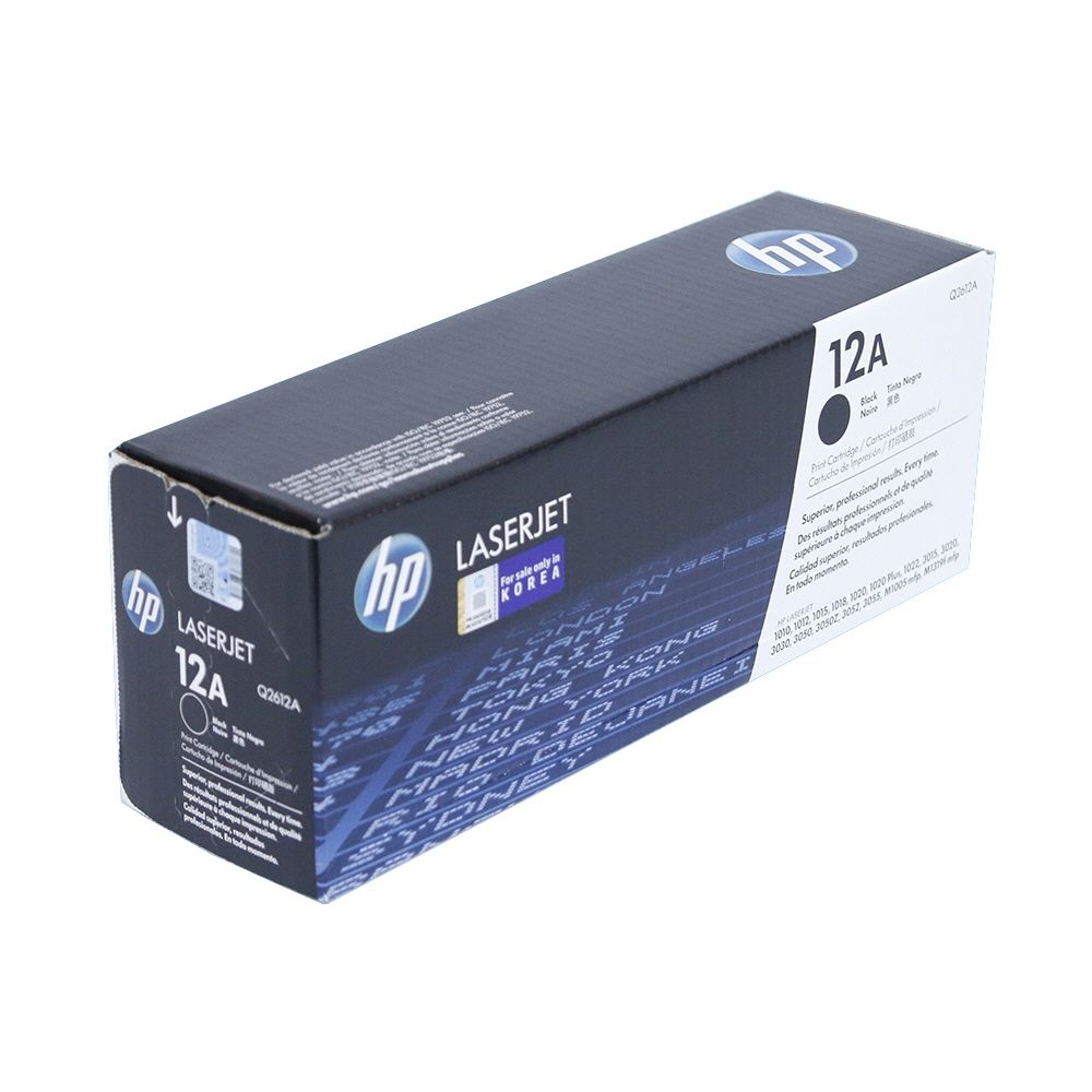 Laserjet 1020 HP 정품토너 Q2612A 검정