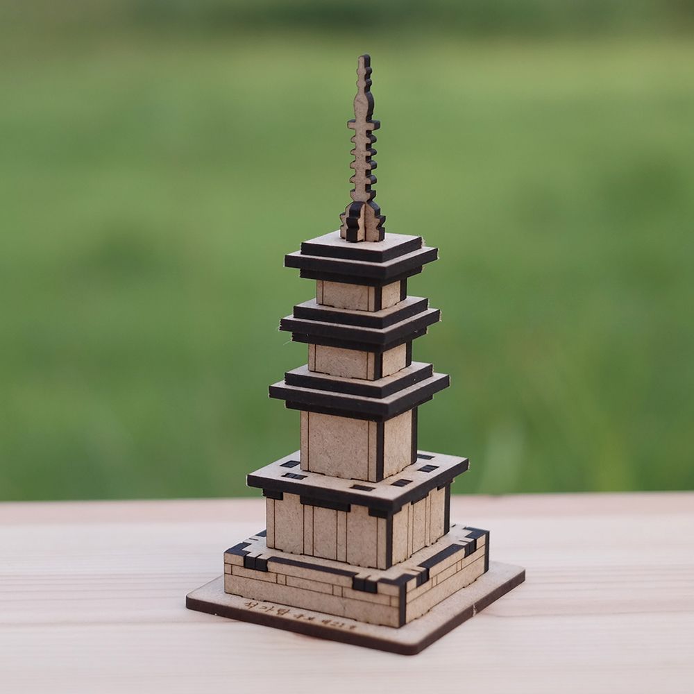 석가탑 건축 건물 나무 조립 모형 DIY 만들기