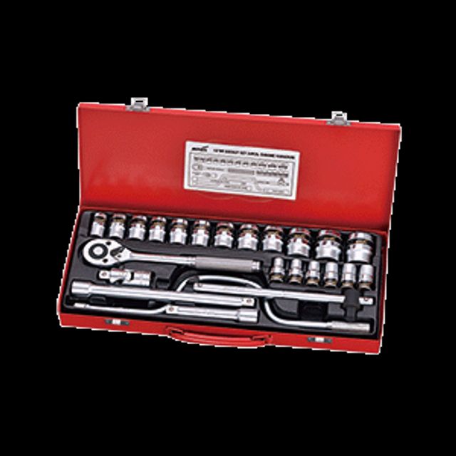 MITOOL 소켓렌치세트(6PT) 0181403 1/2DRx24pcs(mm