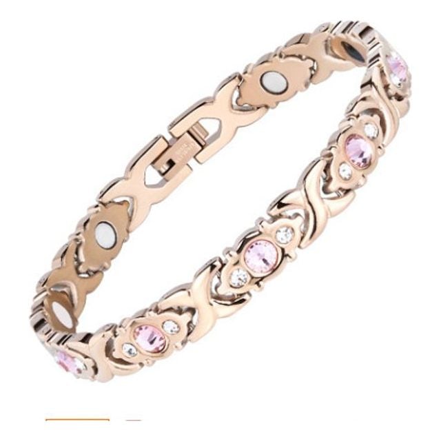 로즈골드건강자석팔찌/패션팔찌 건강팔찌 근육통 홈헬스케어 bracelet