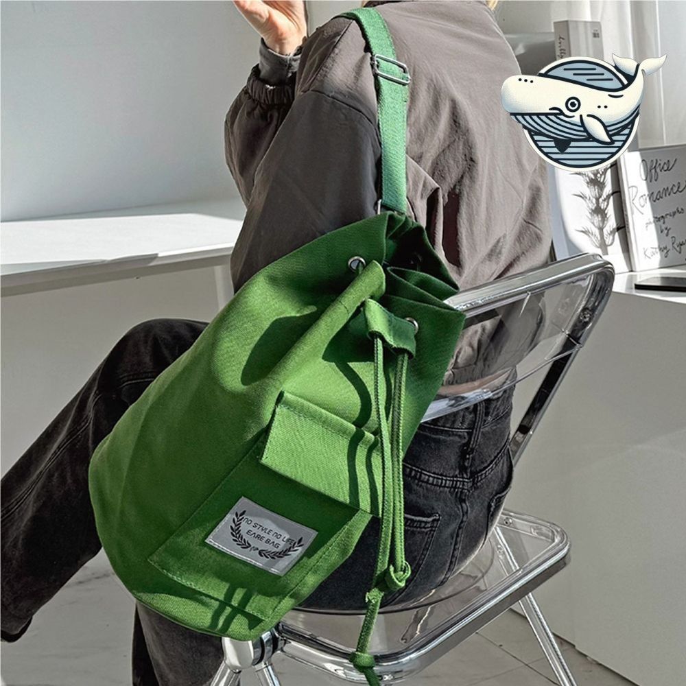 세련된 색상 미니 배낭 학생용 경량 버킷백