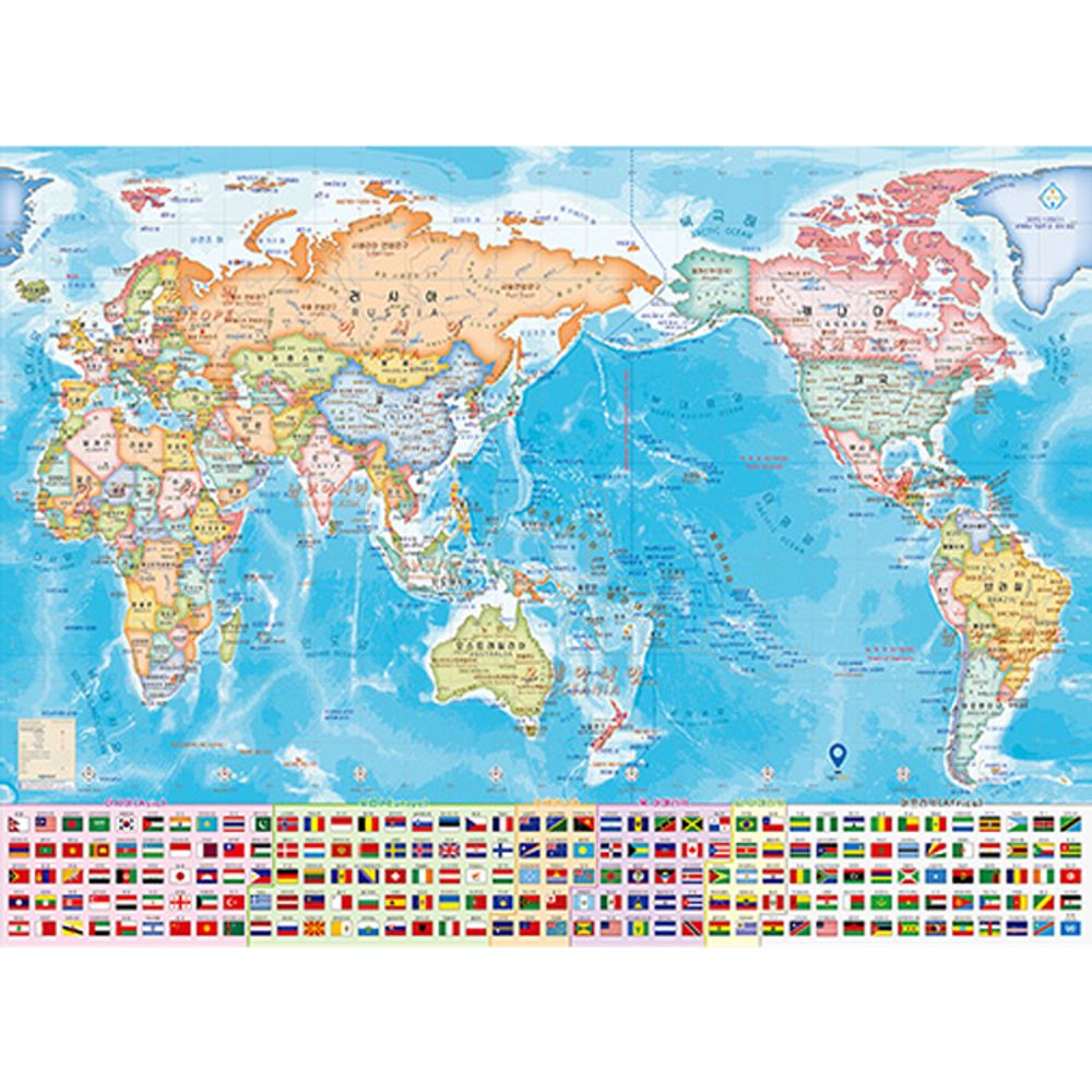 1000피스 직소퍼즐 세계 지도 HP1043