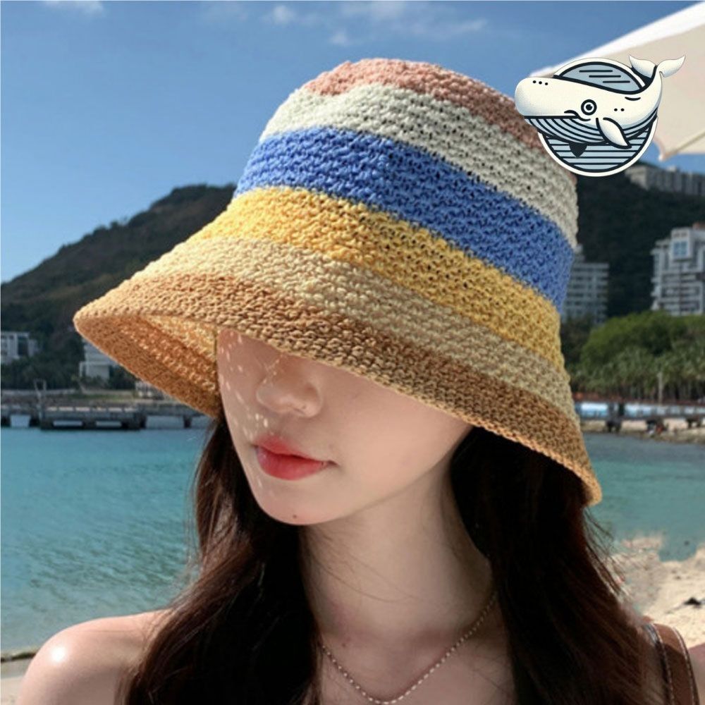 여름 패션 필수 아이템 컬러풀 통기성 버킷햇