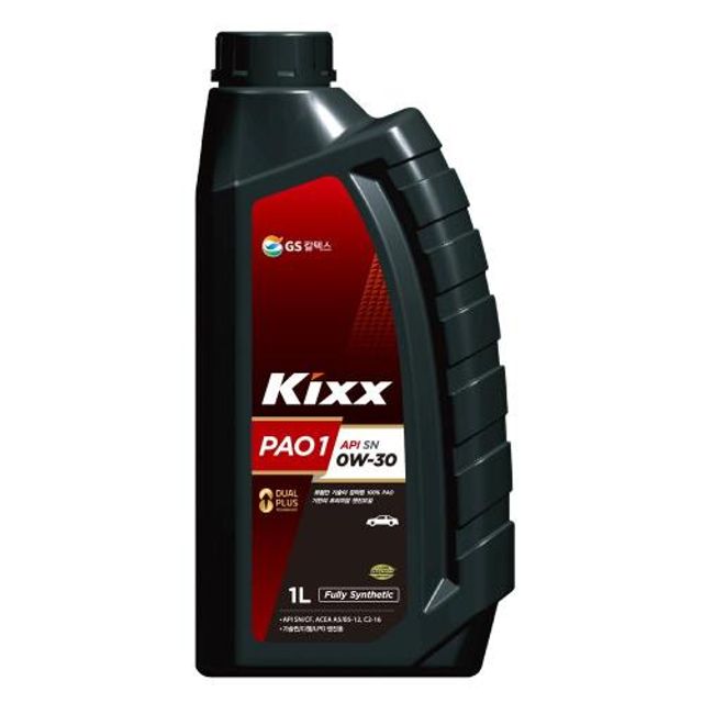 GS칼텍스 합성 엔진오일 Kixx PAO 1 SN 0W-40/1L (