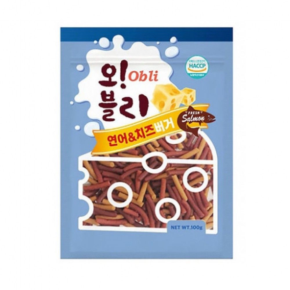 오블리 연어치즈버거 100g 80개입