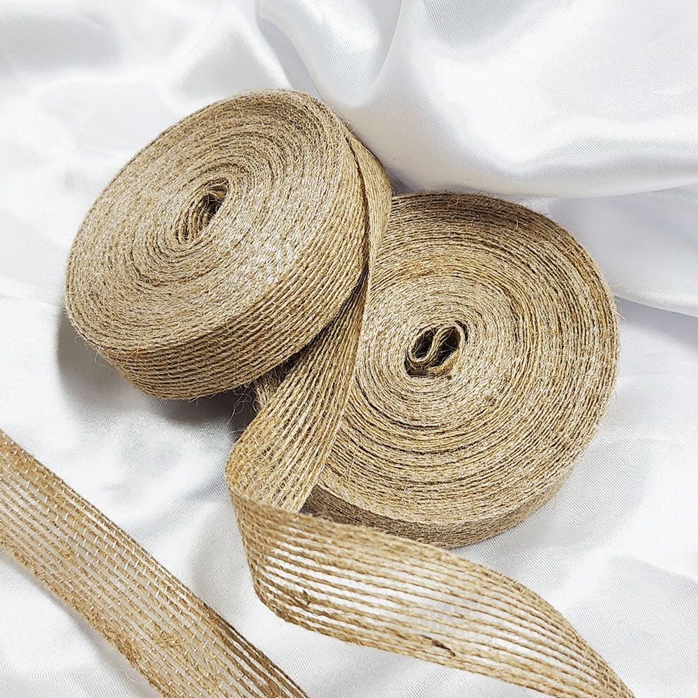 20mm 포장리본 빈티지끈 마 리본끈 포장데코 포장끈 10m