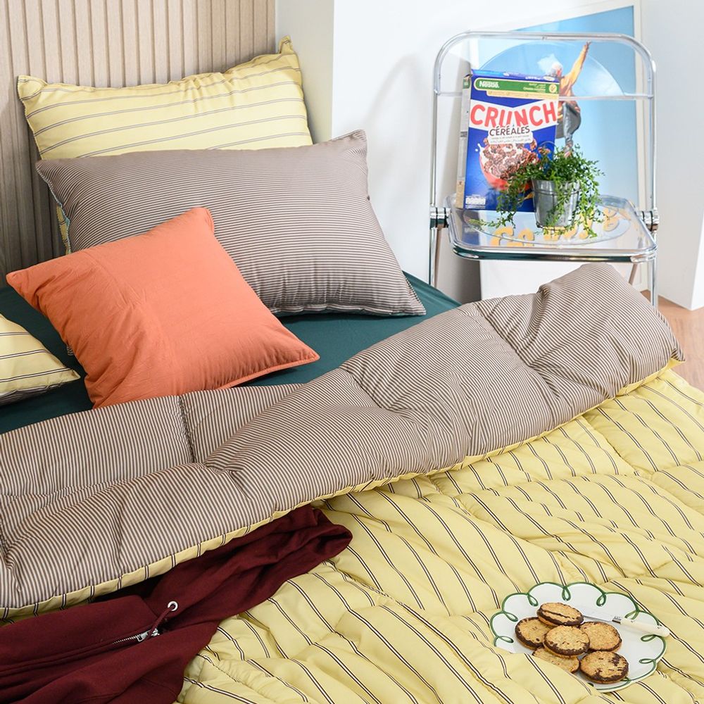 마크 소프트마이크로 차렵이불 SS 150 x 200 머스타드