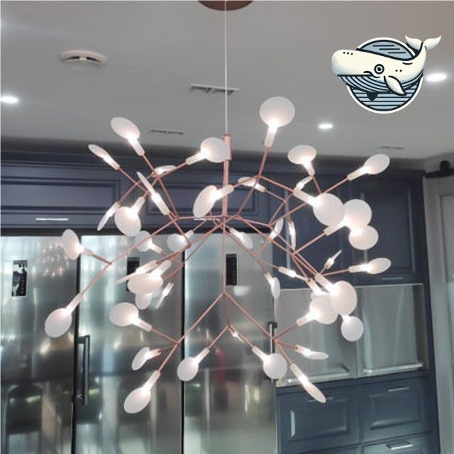 모던 디자인 LED 원형 펜던트 조명 실내