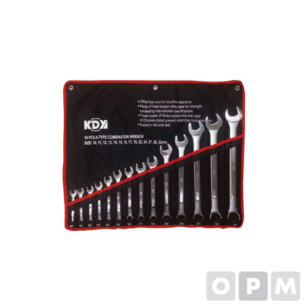 A타입조합렌치 세트 14PCS KCW-14S