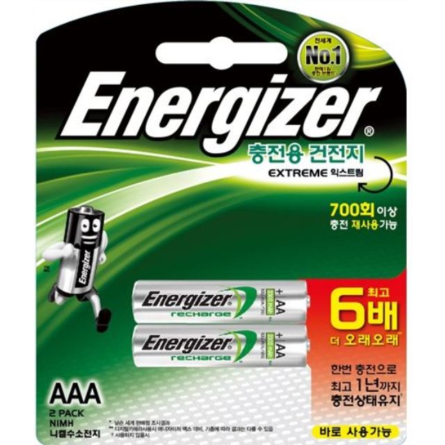 건전지/충전 (6 EA) AAA(LR03)1.2Vx2EA NH12BP2