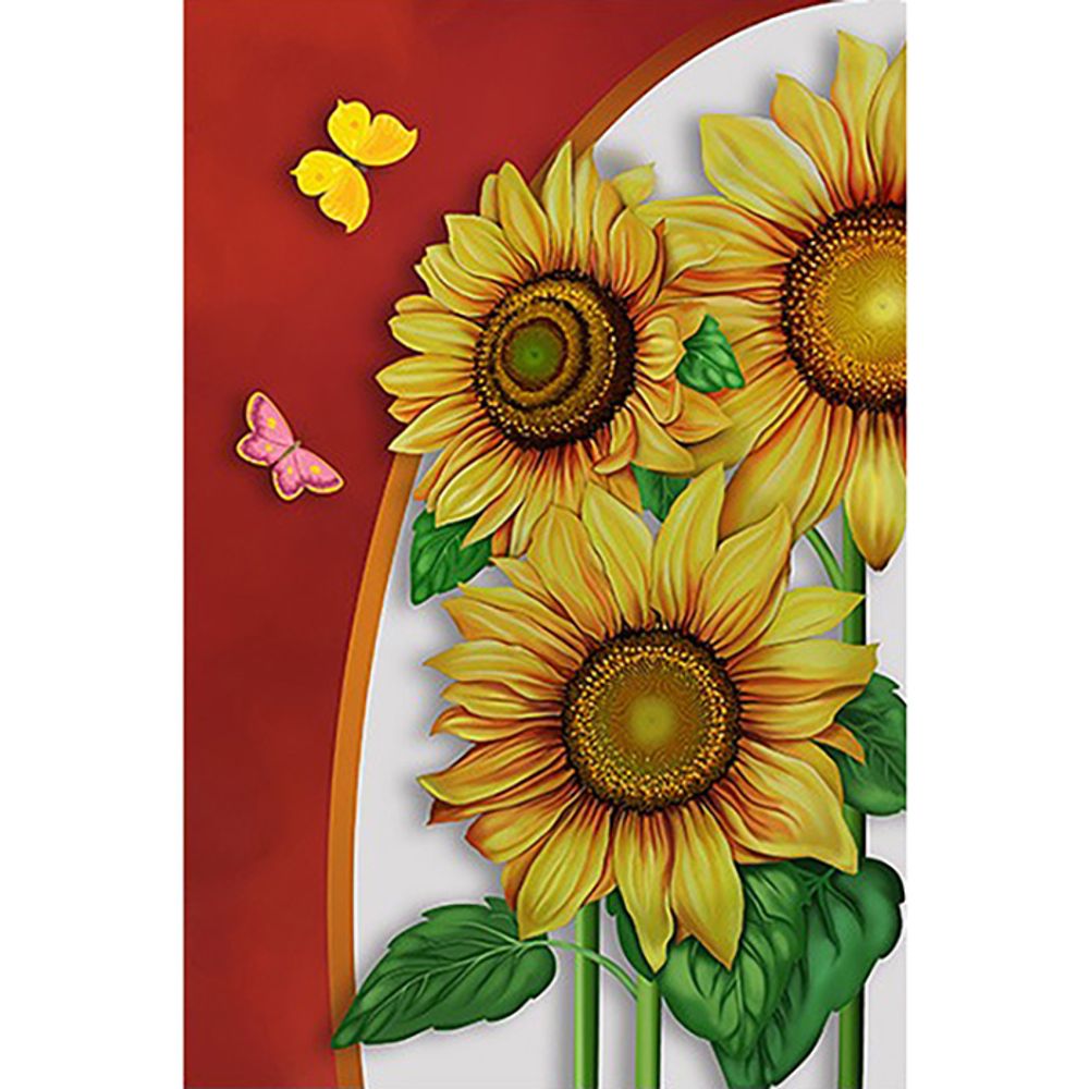 황금 행운 바라기 (패브릭) 보석십자수 60x120