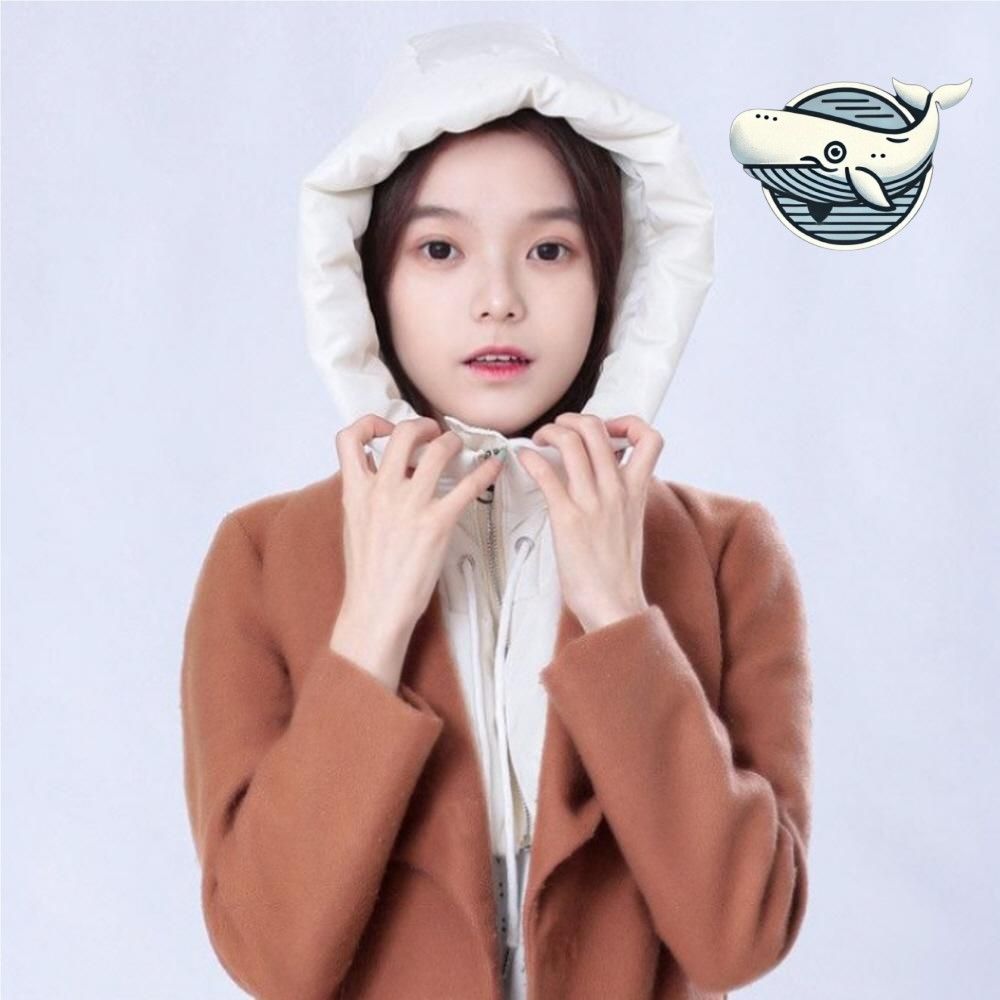 겨울 방한 패딩 후드 모자 넥워머 바라는