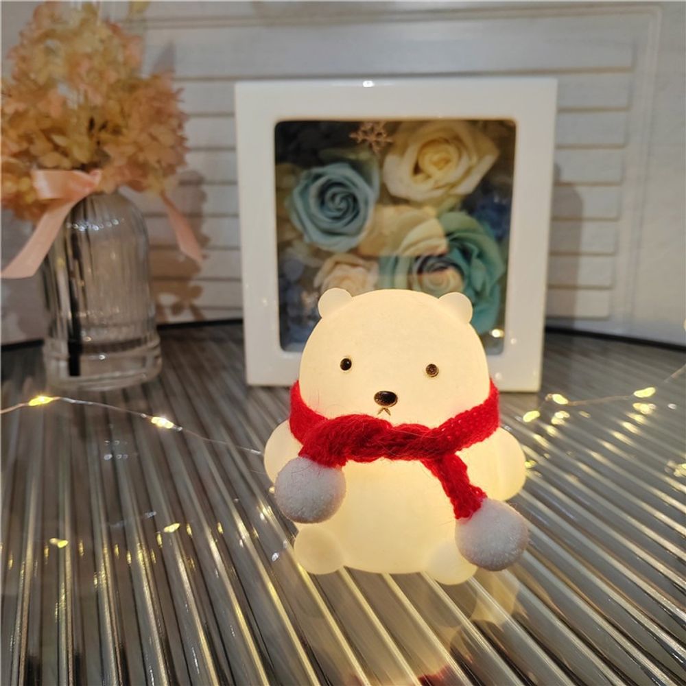 LED 동물 탁상램프 (곰+목도리포함) 10개