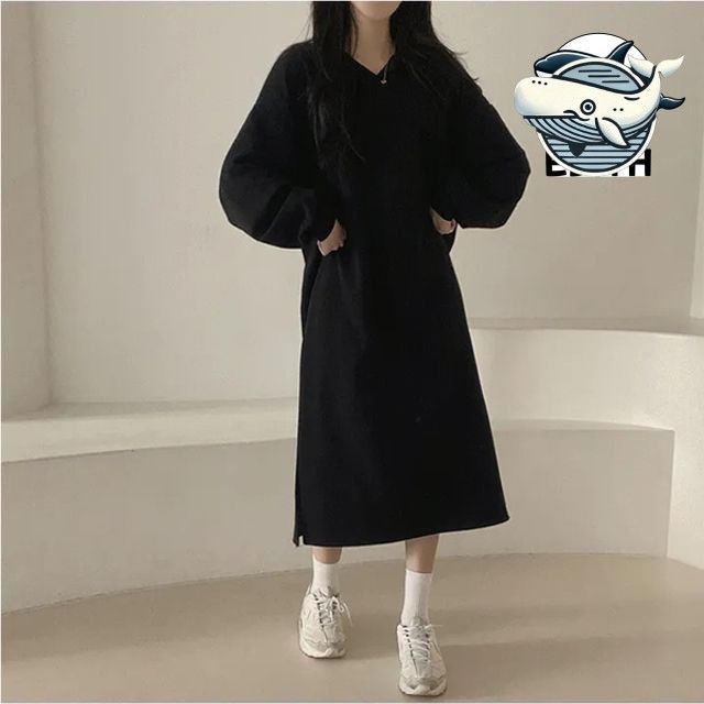 소프트 루즈핏 롱드레스 여성 캐주얼 여름
