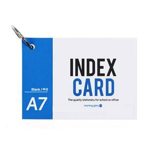 아이티알,NE 무선 정보카드 (A7) X5개 인덱스 암기카드 단어장
