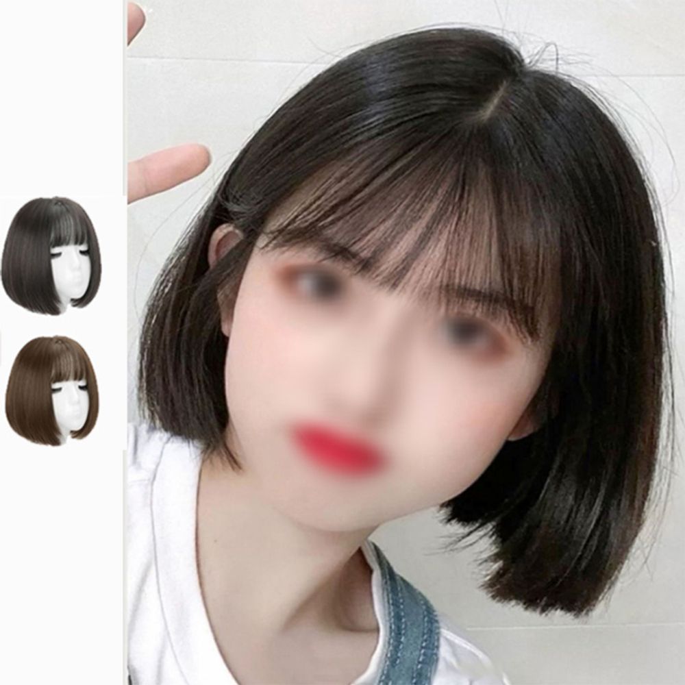 데일리 가발 단발 기본 30CM 데이 통가발 패션 볼륨