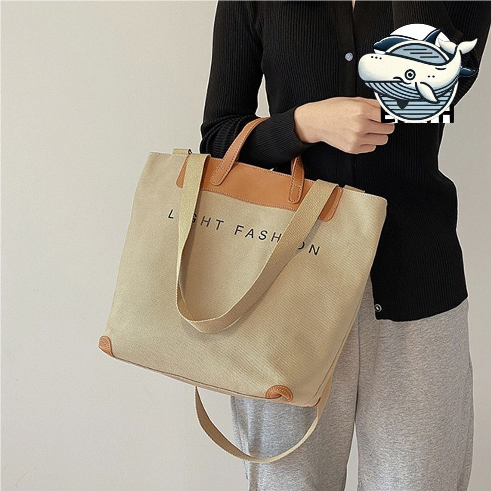 소풍 여행 가방 데일리 활용 에코백 빈티지