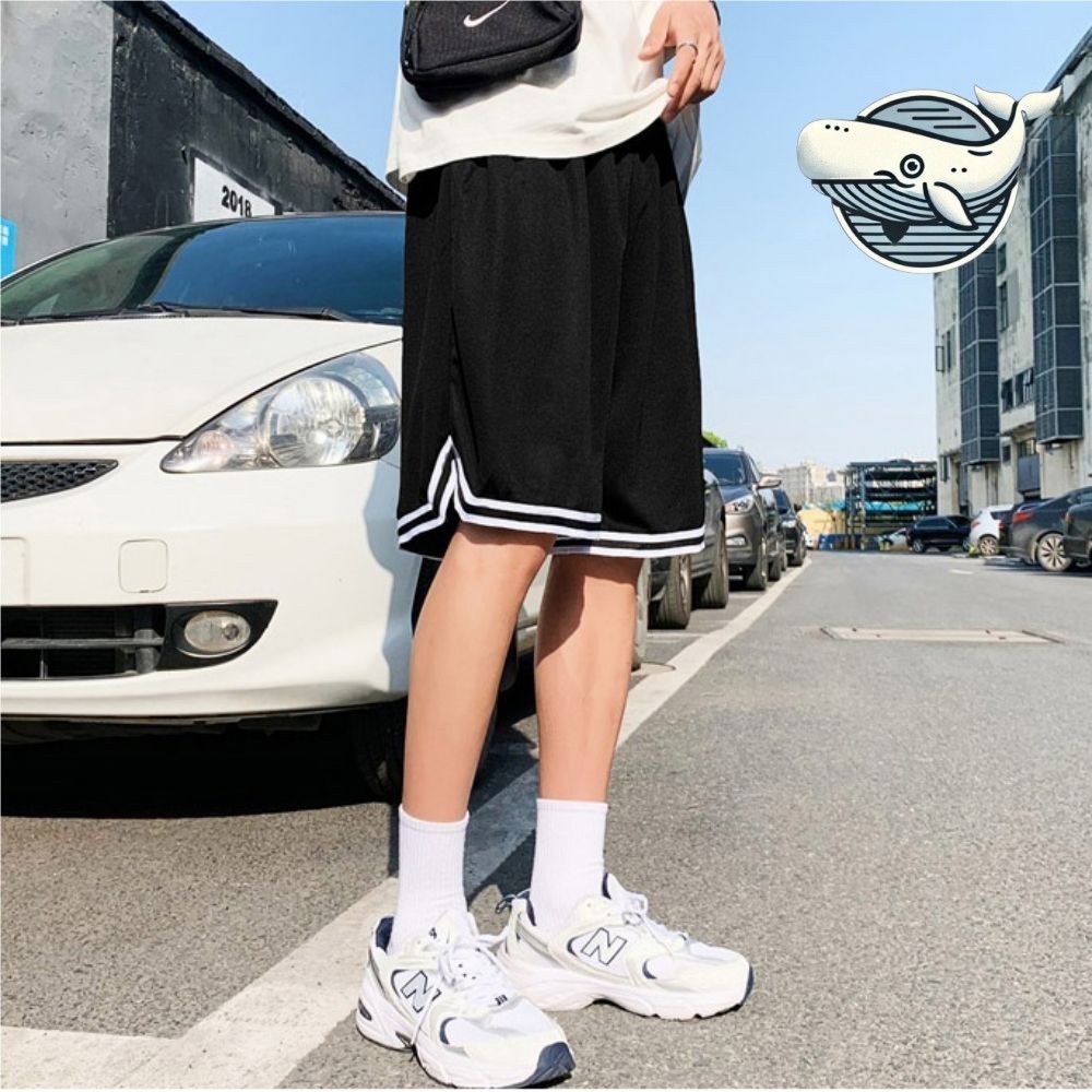 여름 남성 편안한 훈련용 농구 반바지