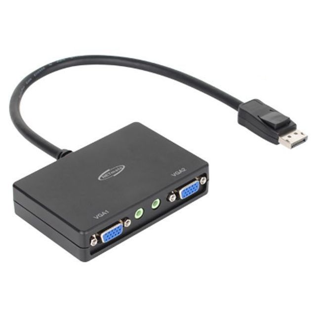 DisplayPort to 2xVGA 분배기 선택기 VGA RGB 변환