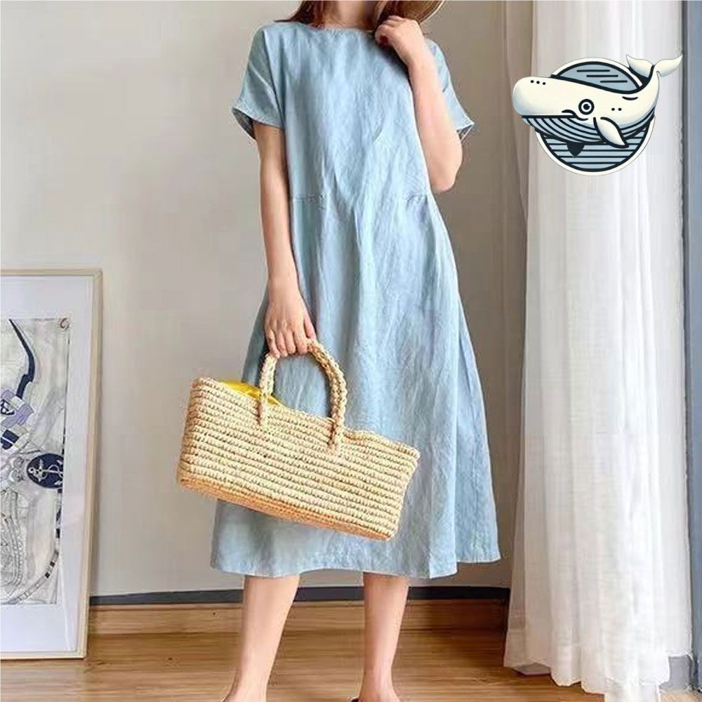 여름 필수 시원한 롱 드레스 나들이 멋스러운