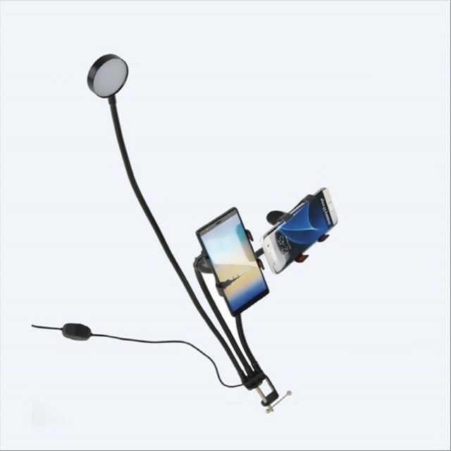 스마트폰 LED 램프 3 in 1 탁상 거치대