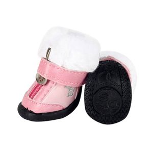 아이티알,NE 도기스쿨 산타신발(핑크) 강아지 패션 겨울 애견 신발