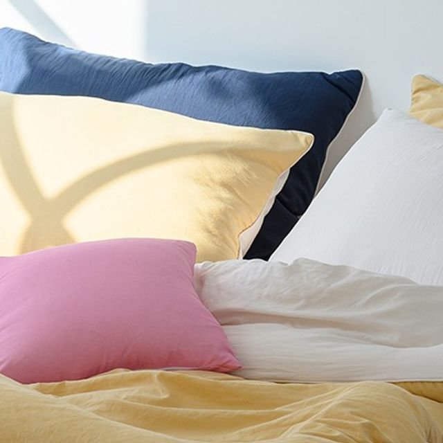 수플레 마이크로 워싱 차렵이불 SS 150x200 머스타드