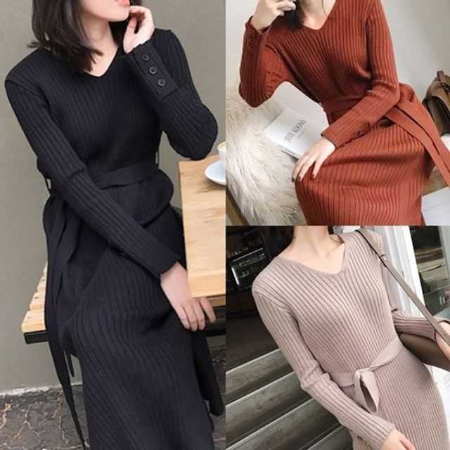 가을 정장원피스 롱 여자옷 슈베벵DS롱 베이지