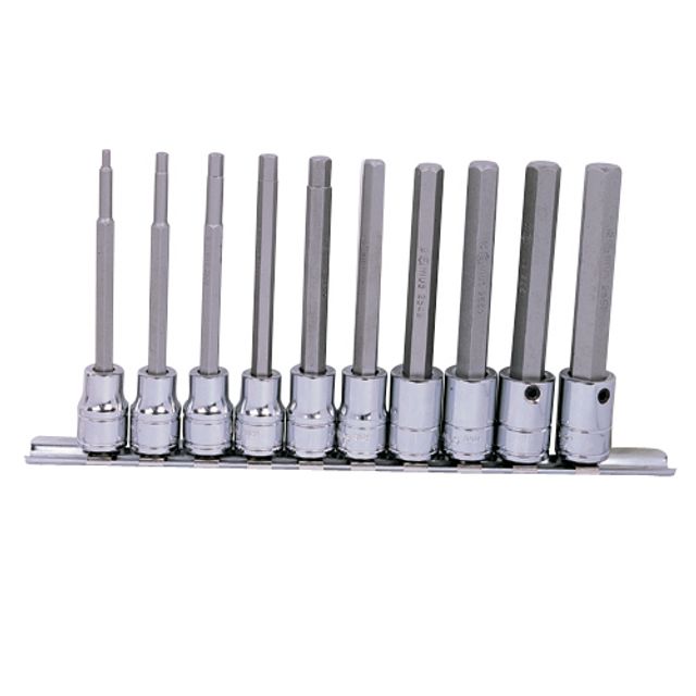 육각비트소켓세트 BS-310HML(3/8X3-12)10P