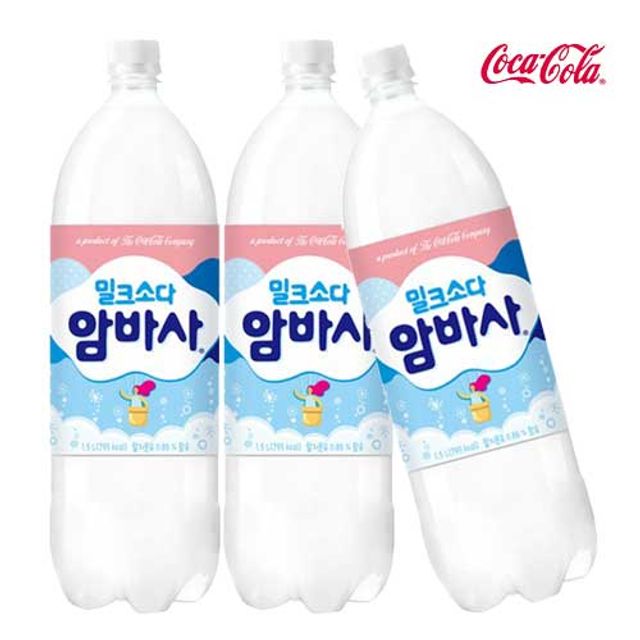 암바사 1.5L X 12개 탄산음료/밀크소다/혼합음료